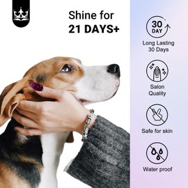 KQueenest Purple Cat Eye Press on Nails Almond Shape, 30 Pcs Black Glitter Fake Nails Medium, Thick Dark Sparkly Nails Press on, Shiny Acrylic Nails, Cute Bling Stick on Nails for Women Manicure