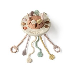 UFO Pulling Toy for 3Y+ Toddlers, Moonkie Toy for Sensory Development:_Rose Smoke