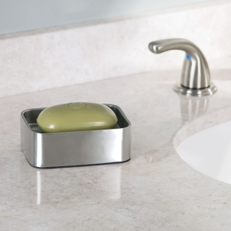 InterDesign 石鹸 ソープ デッシュ ホルダー トレイ Gia ステンレス 16080EJ
