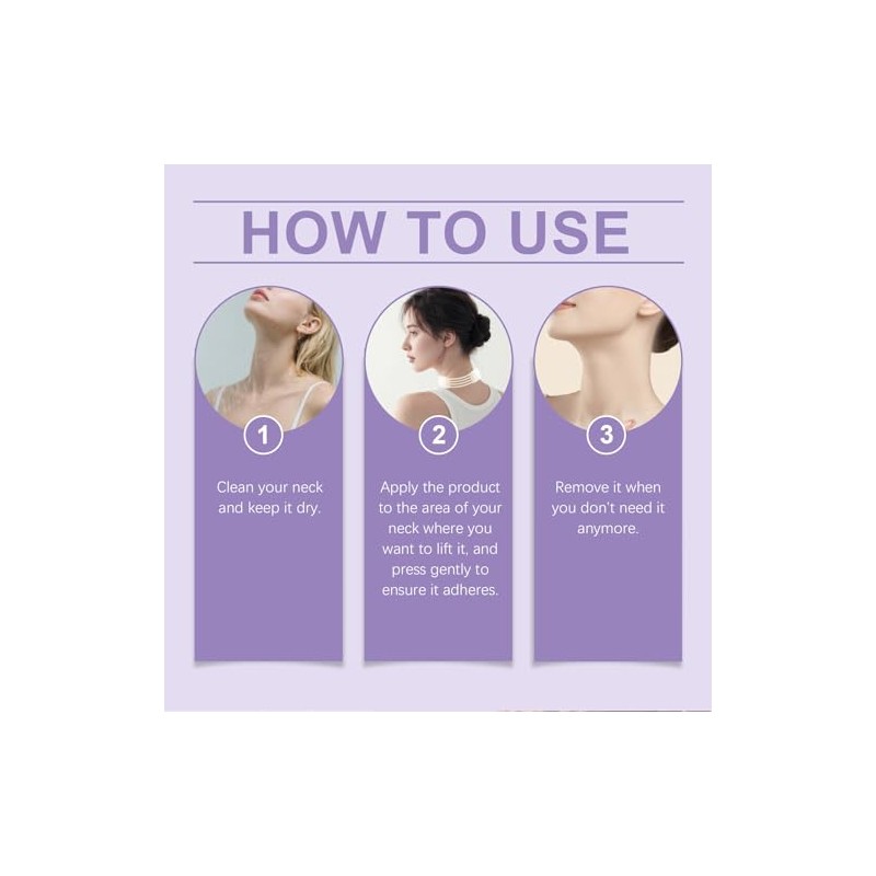 Cinta para el cuello, 20 unidades, invisible para el cuello,