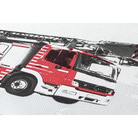 A.S. Création Border Wallpaper Border Fire Brigade Children's Room Grey Red Black 5 x 0.13 m