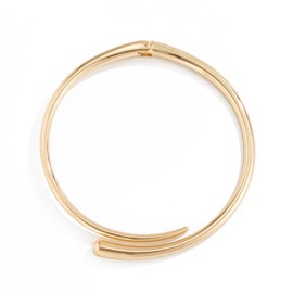 NKFOOPDU Simple Collar Necklace Open Round Chunky Geometric Choker Necklace Body Chain Jewelry Festival Statement Collar Choker Necklace for Women (01)