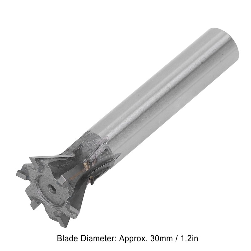 30mm 60 Degree Dovetail Cutter 6 Flute Carbide Slotting Milling