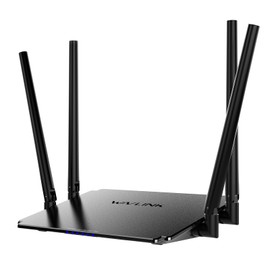 WAVLINK Wireless WiFi Router 1200Mbps - 5GHz+2.4GHz Dual Band WiFi 5 Router with 4x5dBi Antennas, 10/100Mbps WAN/LAN, Supports Router/AP/Repeater Mode, Beamforming Tech