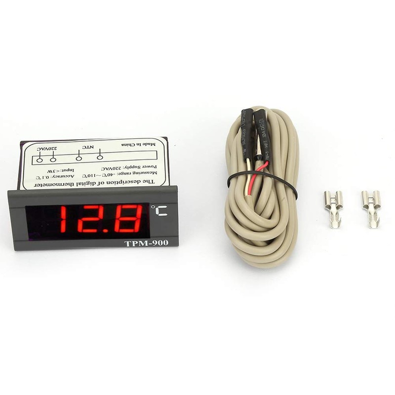 Temperature Controller,TPM-900 220V Digital Temperature Controller LED Panel Meter with
