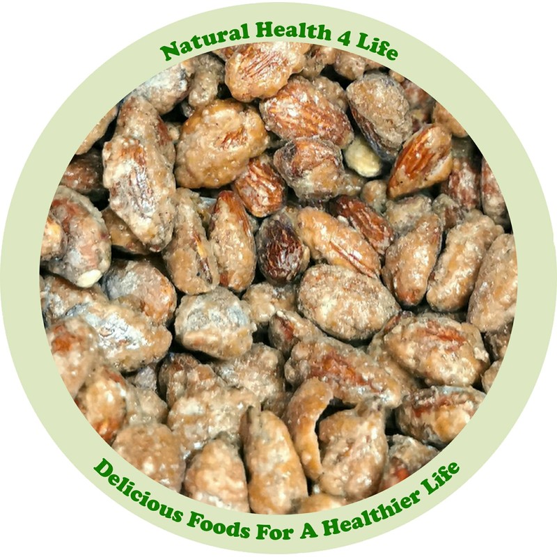 Natural Health 4 Life Caramelised Honey Almonds 550g