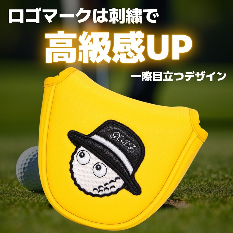 Ncolor Putter Cover Golf Head Cover Mallet Magnet Fits Scotty
