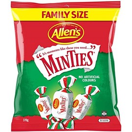 Allen's Minties 370g Family Size (Made in Australia)