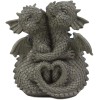 Ebros Romantic Valentines Baby Garden Dragons Cuddling Tight Statue 5.25"