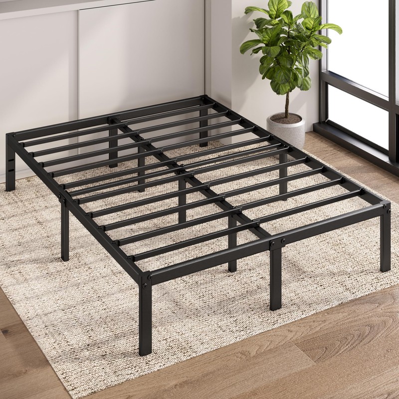 ZINUS 14 Inch Elias Metal Platform Bed Frame, Steel Support,
