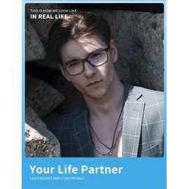 Premium Anti Bule Light Glasses for Men and Women Computer Gaming Glasses Exquisite Rectangle Frame Anti-Glare Eye Strain