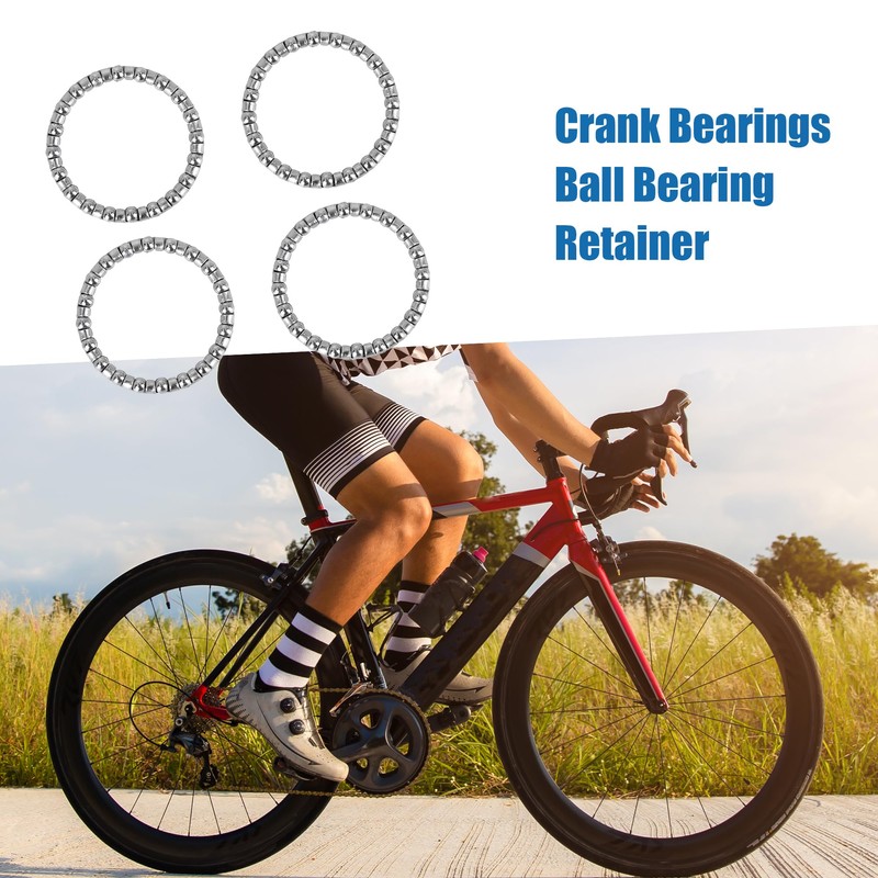 A ABSOPRO 40mm Crank Bearings Wheel Bicycle Bearing Retainer Set