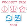 5 Pieces Sandwich Molds, Cute Bread Molds, Bread Cutters, Plastic