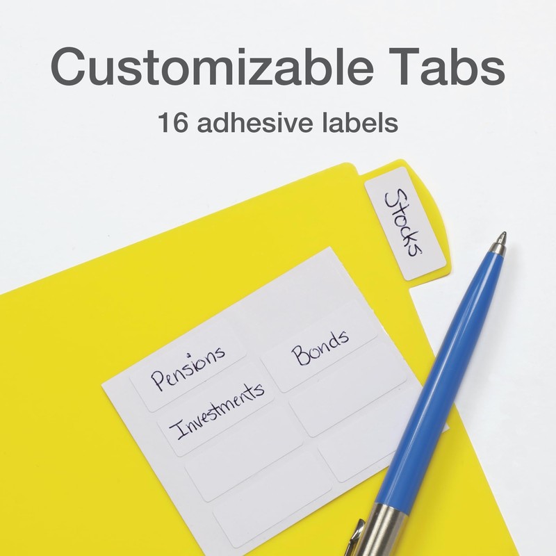Oxford Plastic Binder Dividers for 3 Ring Binder, Durable Plastic