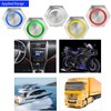ZJWZJH 30mm Momentary Push Button Switch Big Head Waterproof with