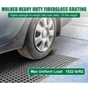 Natotela 24x24x1.5in Fiberglass Molded Grating Micro-Mesh High Strength