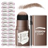 Eyebrow Stamp and Stencil Kit for Brow Shaping, Reusable Makeup