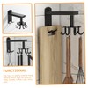 Ciieeo 1 Set Claw Rotating Wall Mounted Hook Aluminium Alloy