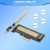 CERRXIAN M.2 NVMe to PCIe 4.0 X1 Adapter,M.2 SSD NVME