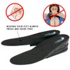 Plantillas para zapatos con cojín de aire para aumentar la
