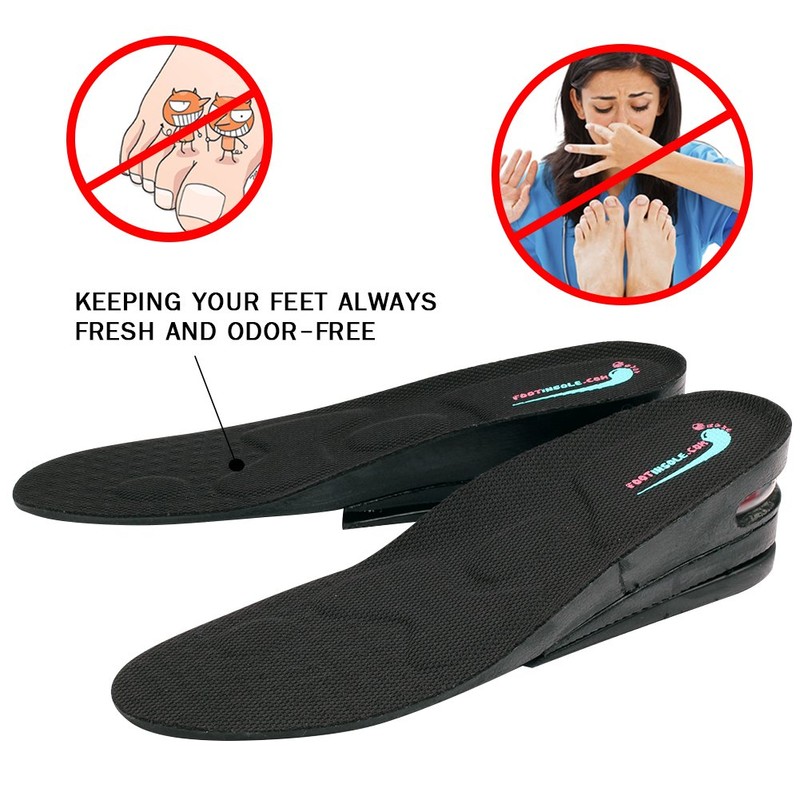 Plantillas para zapatos con cojín de aire para aumentar la