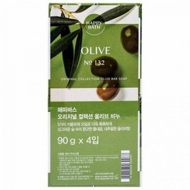 Happy Bath Original Collection Olive Soap 90g x 4 5ea