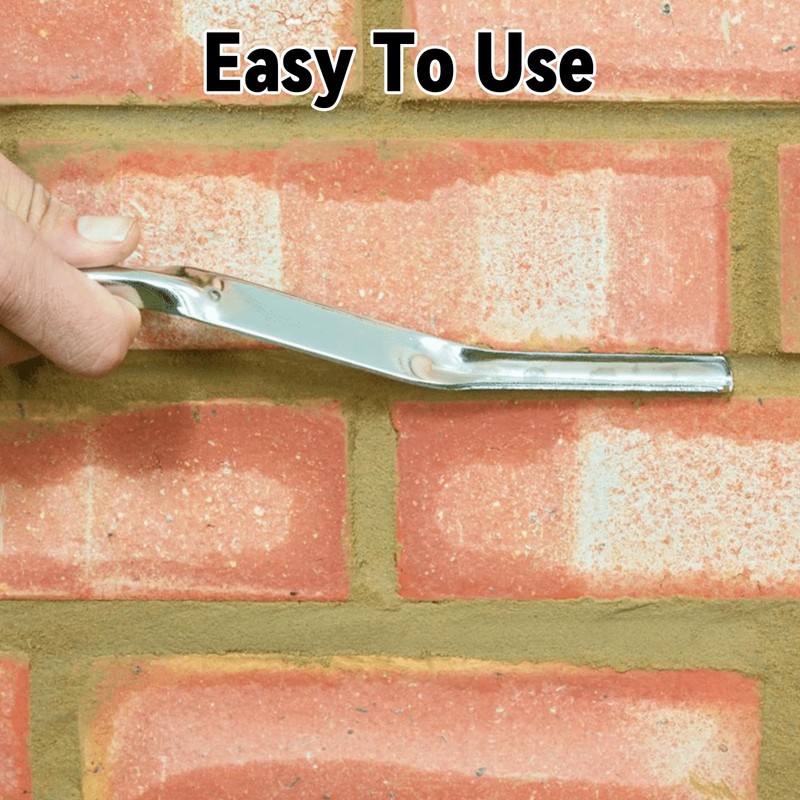 2 PCS Brick Jointer, 29 x 2cm Pointing Tool, Double