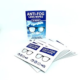 Anti-Fog Lens Wipes | Eyegalsses, Prevent Steamed Up, Prevent Fogging | Cleaning Lens | 30 Pack