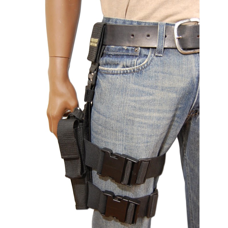 Barsony Tactical Leg Holster for Walther PPQ PPX Left