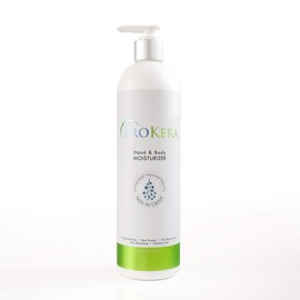 ProKera Hand & Body Moisturizer - Body and Hand Lotion for Dry Skin - Fragrance-Free, Non-Greasy with 3% Glycolic Acid - 8 oz