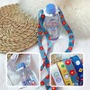 Necklace Water Bottle Strap Holder DD-10851 Sky Blue 5ea