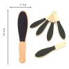 12 Limas Para Pies Doble Cara De Madera Pedicura