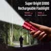 RECHOO Rechargeable Flashlights High Lumens, G1000 Super Bright Flashlight, Small