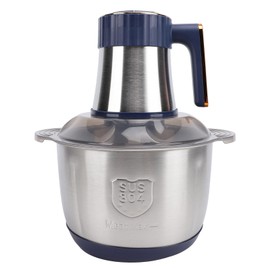 Electric Food Chopper, Stainless Steel Powerful 500W Meat Blender for Kitchen Meat Vegetables Onion Garlic Salad Fruits Nuts (US Plug 110V)