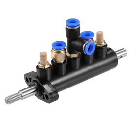 VekAuto Air Control Valve Foot Pedal, 6.10"x2.05"x2.91" Tire Changer Machine Part, Universal Car Tire Replacement Metal, Black