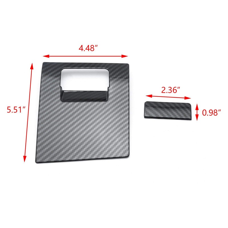 Xotic Tech Glove Storage Box Handle Patch Panel Cover Trim