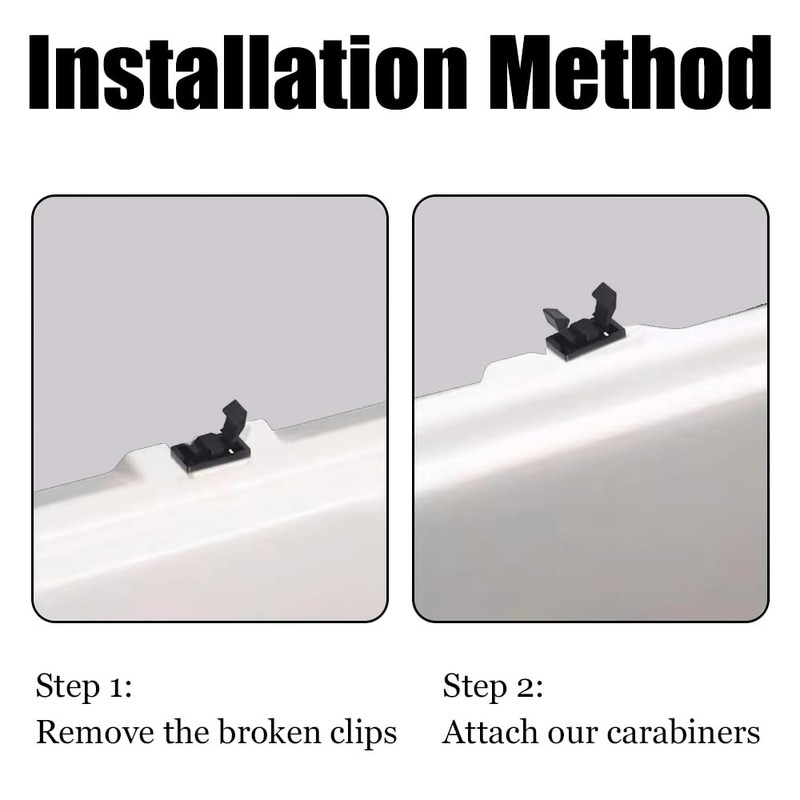 CORTHULin 4 PCS Bin Lid Clasps Durable Touch Bin Lid