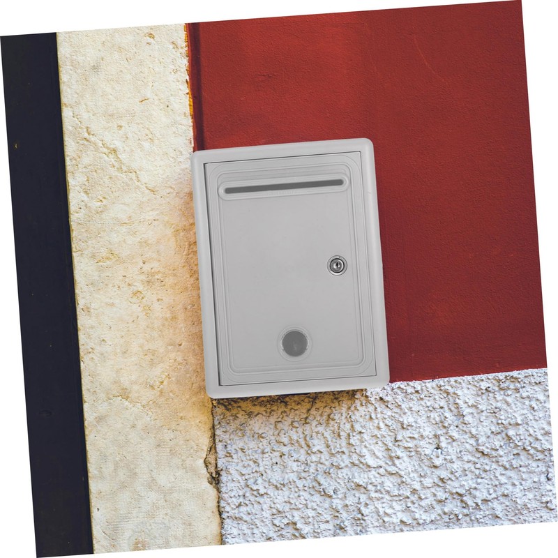 SHOWERORO Wall-mounted Lockable Donation Box Suggestion Box Slot Lock Locks