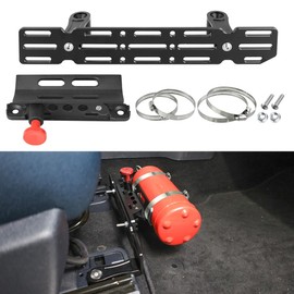 MSIZOY Front Seat Molle Storage Mount Panel Fire Extinguisher Mount Brackets Holder Compatible with for 2021 2022 2023 2024 Ford Bronco 2 Door 4 Door