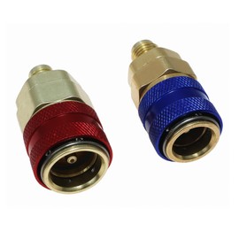 Boginity R134a Fluorine High and Low Pressure Conversion In-Line Quick Couplings for Automotive Applications