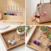 12 Pcs Glitter Cherry Bag Charm Set - Stylish Keychain