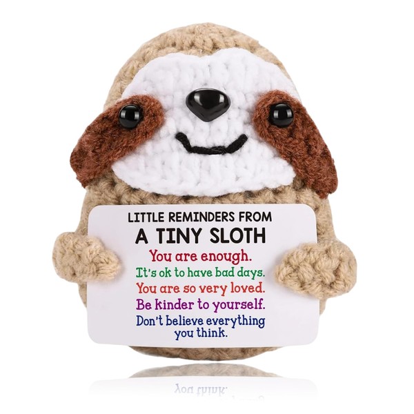 WORUIB Emotional Support Gift, Positive Gifts, Positive Crochet Animals, Positive