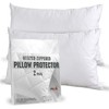 mak - Pillow Protectors Pack Of 2 Quilted Pillow Cases