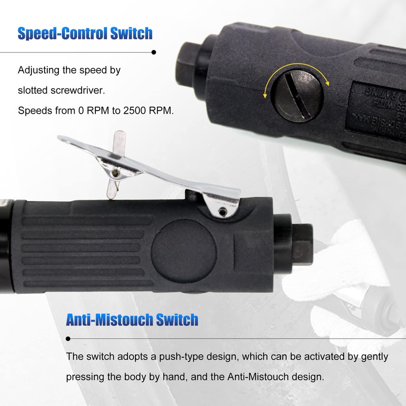 Sporacingrts Tire Repair Set Includes 2500rpm Low Speed Air Tire