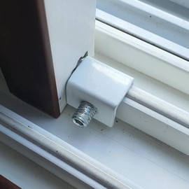 White Sliding Door/Window Frame Stopper Small 3ea