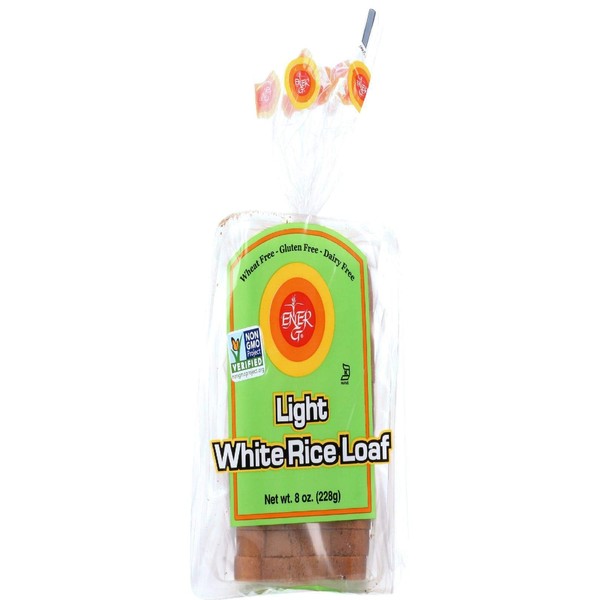 ENER G FOODS Light White Rice Loaf, 8 OZ