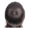 QNI-LMB Cabeza De Maniquí Cabello 100% Human Hair Barberia Cabezote
