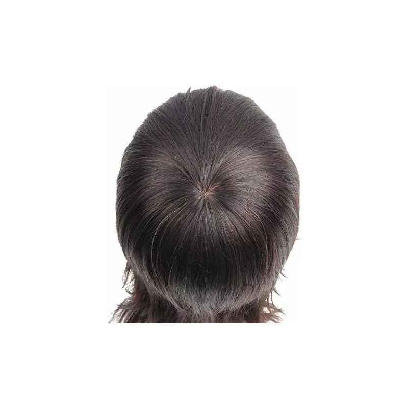 QNI-LMB Cabeza De Maniquí Cabello 100% Human Hair Barberia Cabezote