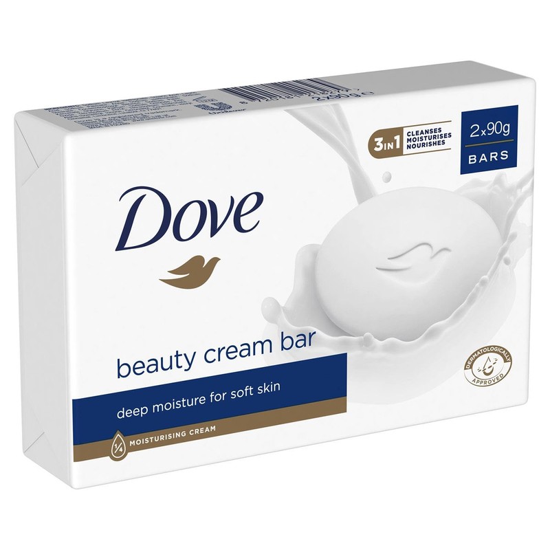 Dove Orginal Beauty Cream Bar 3 in 1 Cleanses, Moisturises