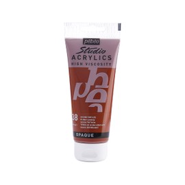 Pebeo 100 ml Studio Acrylic Paint, Burnt Sienna